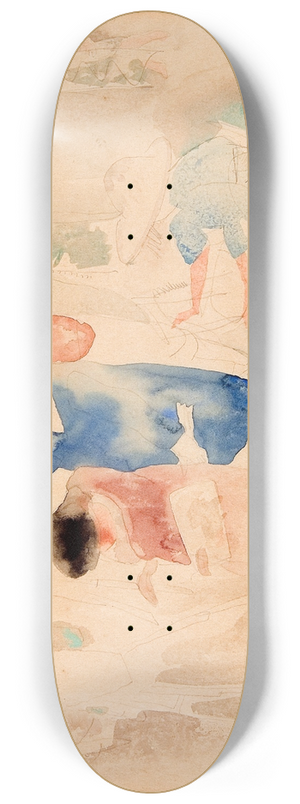 Charles Demuth - Artists Sketching 8.25 inch art skate deck