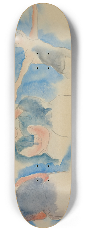 Charles Demuth - Bathing beach 8.25 inch art skate deck