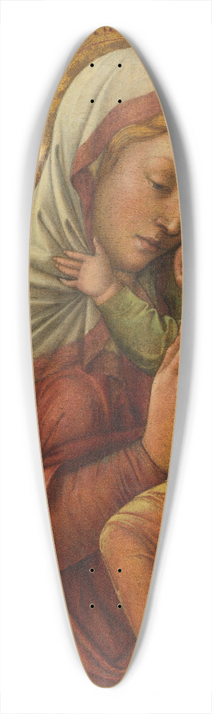 Jacopo Bellini - Madonna and Child 39.3 inch art pintail longboard deck