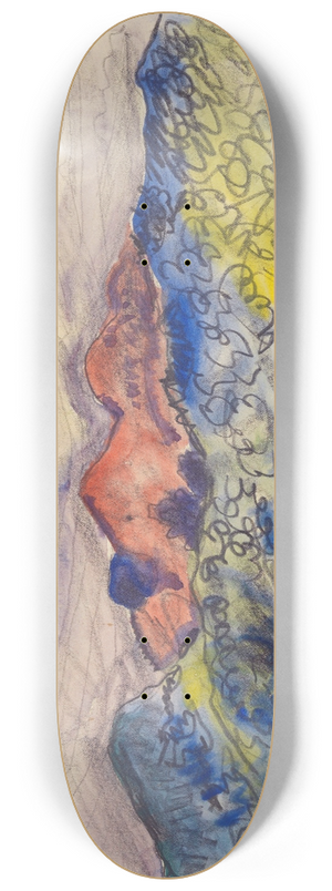Charles Demuth - Early Landscape 8.25 inch art skate deck
