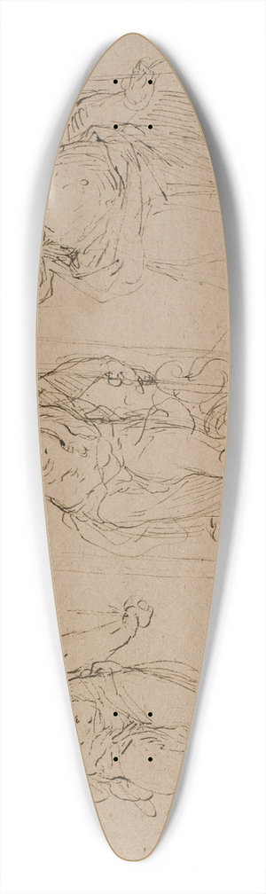 Jacopo Palma il Giovane - Neptun flankeret af Vulkan og personifikationen af en by 39.3 inch art pintail longboard deck