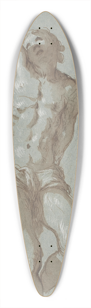 Jacopo Palma il Giovane - St Sebastian 39.3 inch art pintail longboard deck