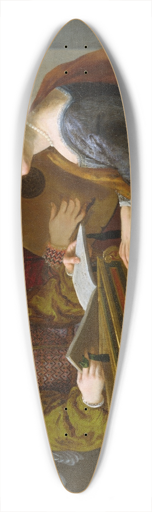 Jacopo Vignali - Saint Cecilia 39.3 inch art pintail longboard deck