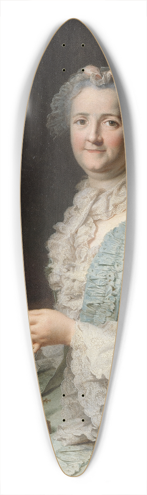Jacques-Andr-Joseph Aved - Portrait prsum de Franoise-Marie Pouget, seconde femme de Chardin 39.3 inch art pintail longboard deck