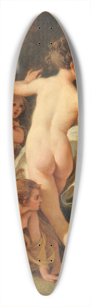 Jacques Antoine Vallin - Nymphes 39.3 inch art pintail longboard deck