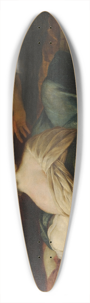 Jacques Blanchard - La mort de Cloptre 39.3 inch art pintail longboard deck
