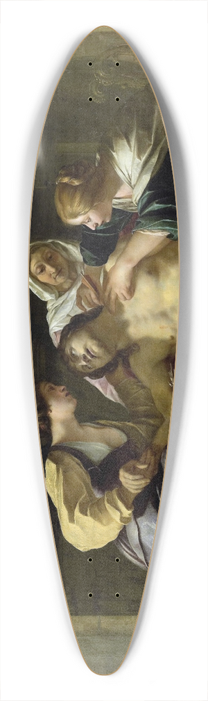 Jacques Blanchard - St Sebastian Nursed by Irene and her Helpers 39.3 inch art pintail longboard deck