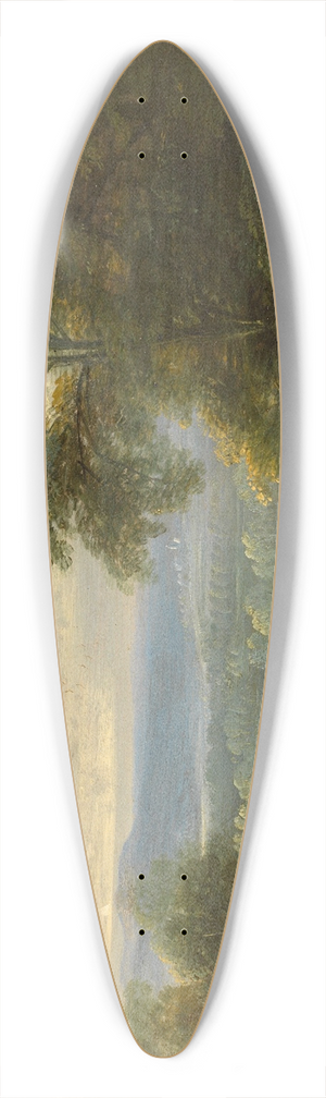 Jacques d'Arthois - Landscape 39.3 inch art pintail longboard deck