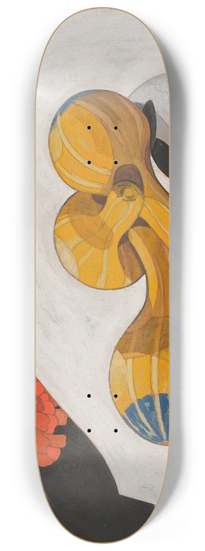 Charles Demuth - Squash and Zinnias 8.25 inch art skate deck