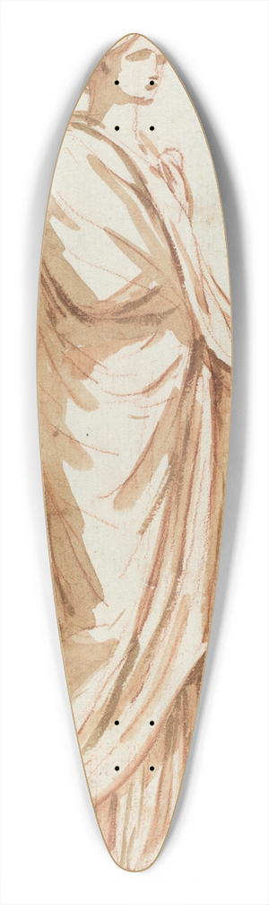 Jacques Louis David - Roman Statue of a Standing Woman 39.3 inch art pintail longboard deck