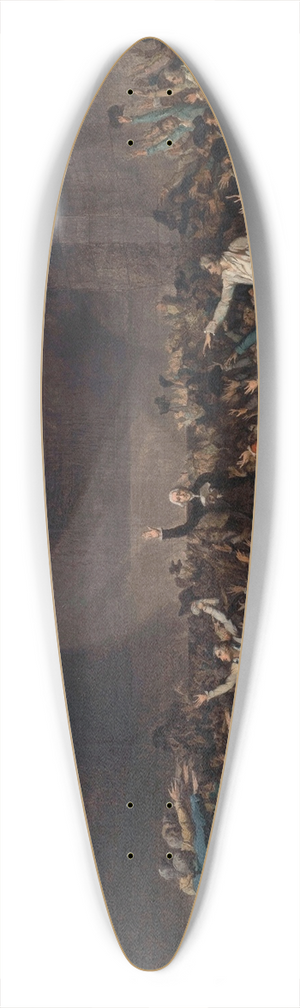 Jacques Louis David - Serment Du Jeu De Paume, Le 20 Juin 1789 39.3 inch art pintail longboard deck
