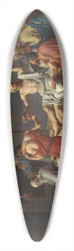 Jacques Louis David - The Death of Socrates 39.3 inch art pintail longboard deck