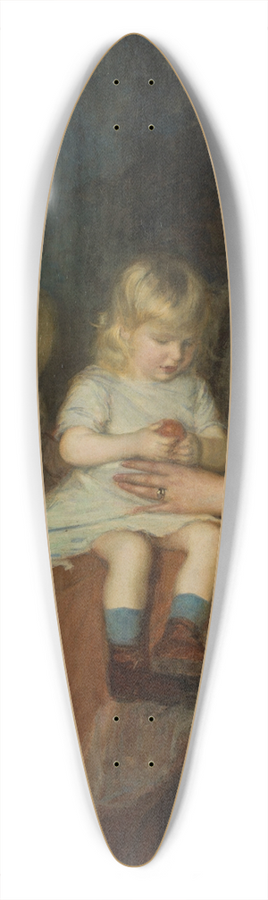 Jacques-mile Blanche - La mandarine 39.3 inch art pintail longboard deck