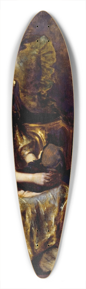 Jacques-mile Blanche - Lenfant  la poupe 39.3 inch art pintail longboard deck