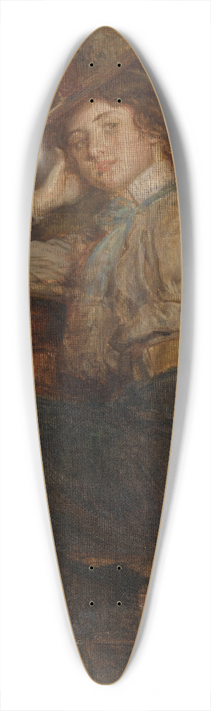 Jacques-mile Blanche - Reverie 39.3 inch art pintail longboard deck