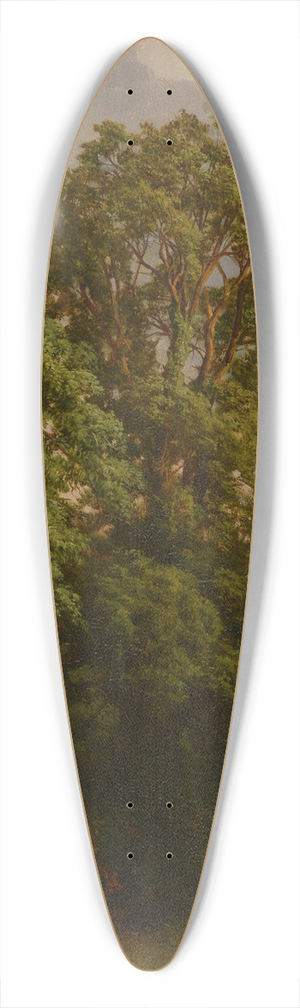 Jacques-Raymond Brascassat - Les Chnes 39.3 inch art pintail longboard deck