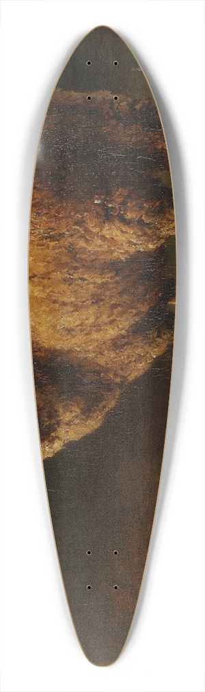 Jacques-Raymond Brascassat - Mouton blant 39.3 inch art pintail longboard deck