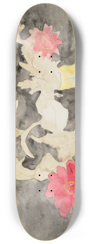 Charles Demuth - Zinnias 8.25 inch art skate deck