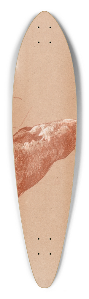 Jacques-Raymond Brascassat - tude de patte de bovid 39.3 inch art pintail longboard deck Jacques-Raymond Brascassat - tude de patte de bovid 39.3 inch art pintail longboard deck