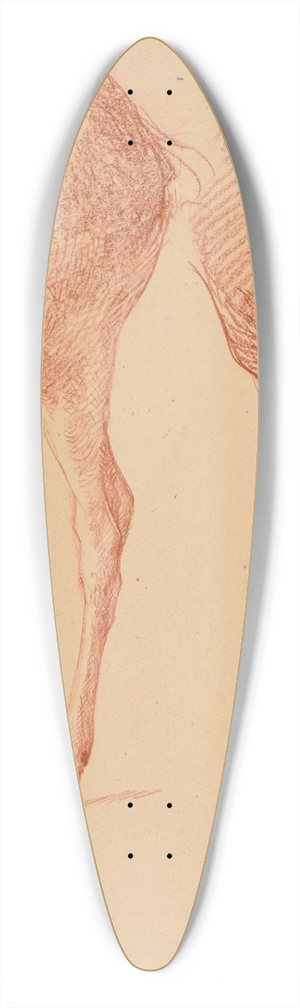 Jacques-Raymond Brascassat - tude de pattes de moutons 39.3 inch art pintail longboard deck Jacques-Raymond Brascassat - tude de pattes de moutons 39.3 inch art pintail longboard deck
