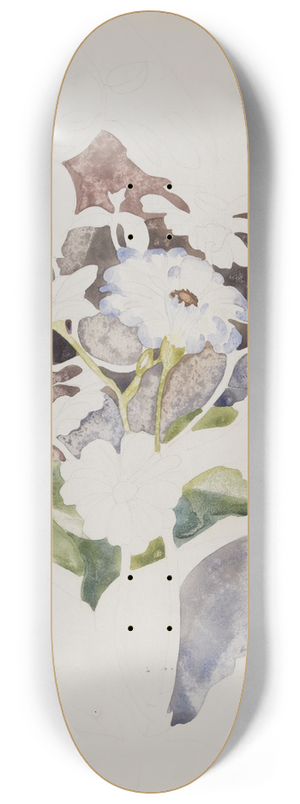 Charles Demuth - Zinnias 8.25 inch art skate deck