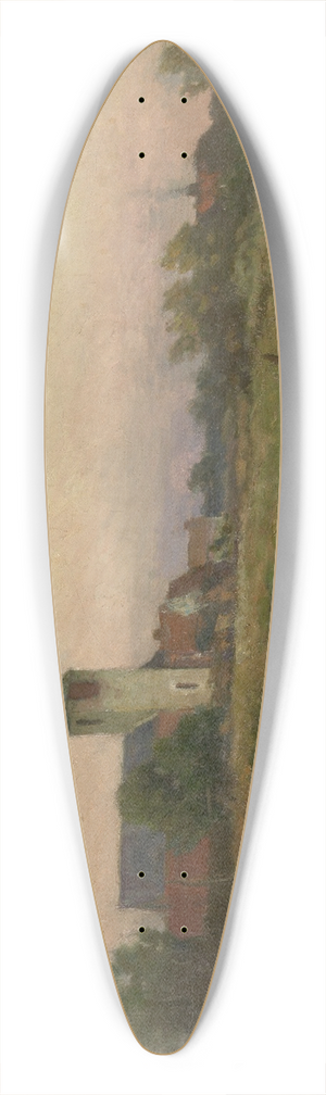 Jacques Rosseels - Mariakerke 39.3 inch art pintail longboard deck