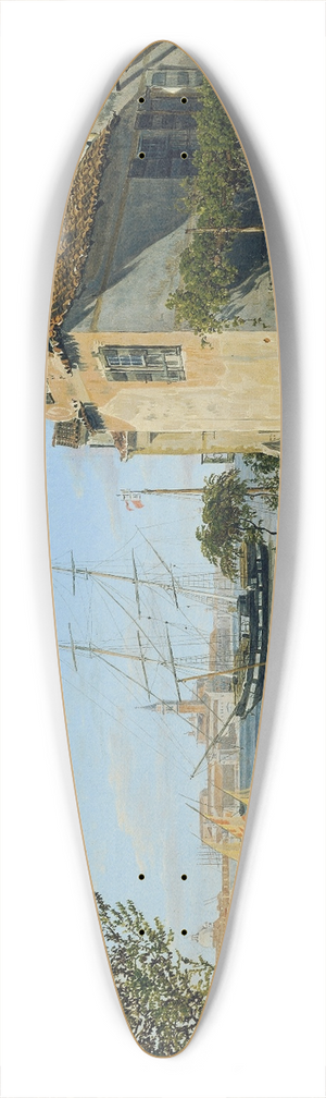 Jakob Alt - Blick auf San Giorgio Maggiore in Venedig 39.3 inch art pintail longboard deck