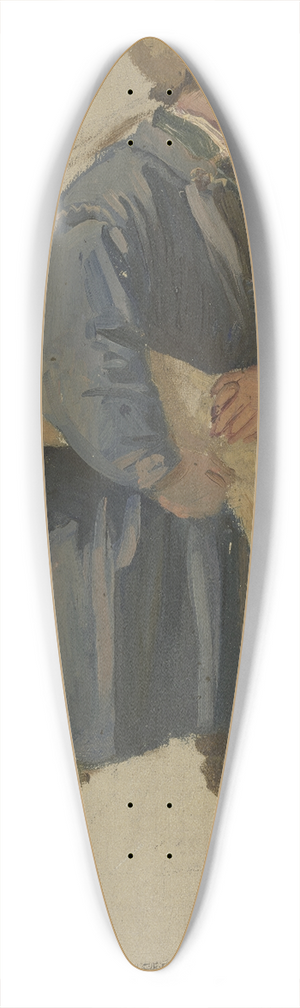 Jakob Becker - Bauernjunge mit Garbe unterm Arm 39.3 inch art pintail longboard deck