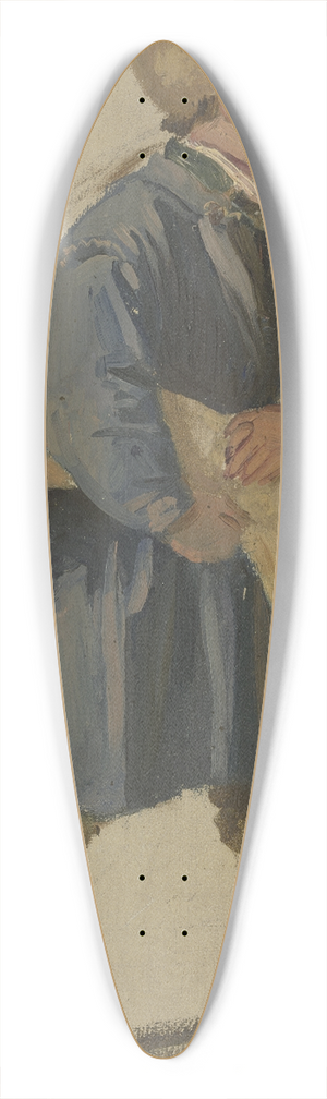 Jakob Becker - Bauernjunge mit Garbe unterm Arm 39.3 inch art pintail longboard deck