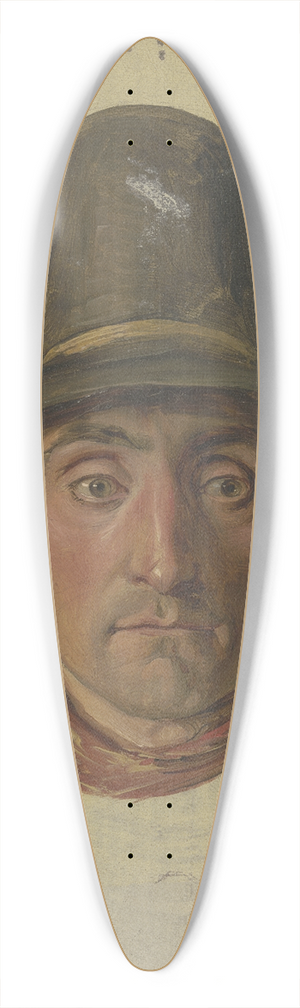 Jakob Becker - Farmer with a high hat 39.3 inch art pintail longboard deck