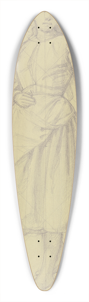Jakob Becker - Farm girl 39.3 inch art pintail longboard deck
