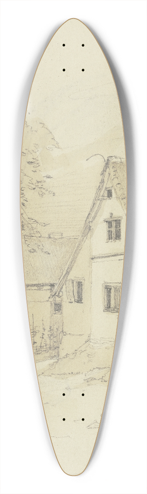 Jakob Becker - Farmstead 39.3 inch art pintail longboard deck