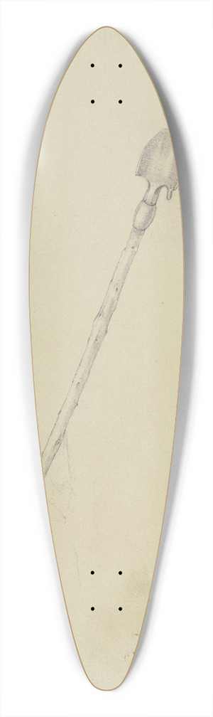 Jakob Becker - Garden shovel 39.3 inch art pintail longboard deck