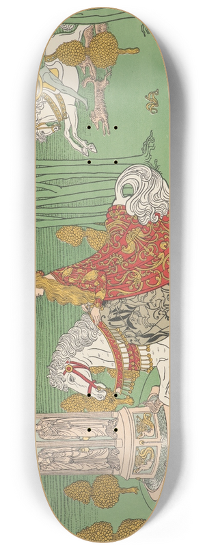 Charles Doudelet - La Chteleine 8.25 inch art skate deck Charles Doudelet - La Chteleine 8.25 inch art skate deck