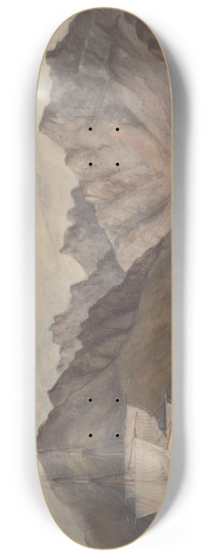 Charles Dyce - A Mediterranean Port 8.25 inch art skate deck