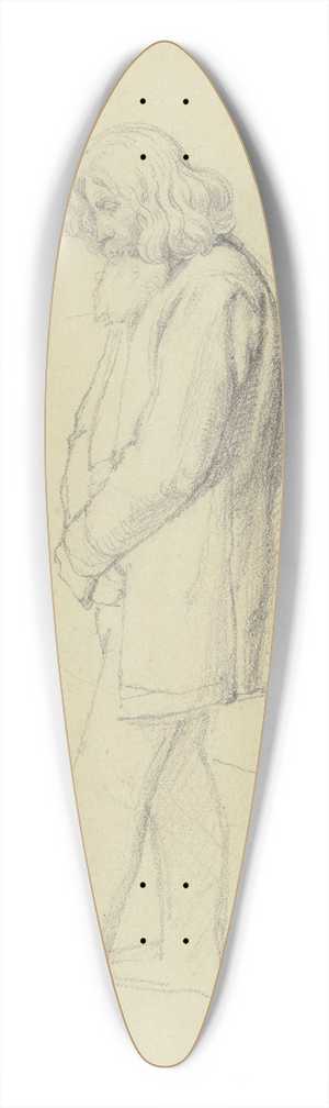 Jakob Becker - Old man 39.3 inch art pintail longboard deck