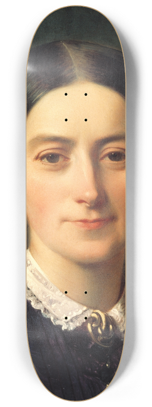 Charles Edouard Boutibonne - Johanna Kempe (1818-1909) 8.25 inch art skate deck