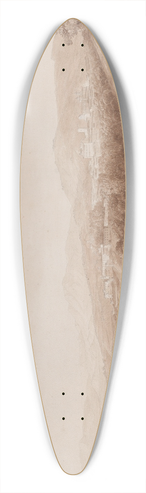 Jakob Philipp Hackert - View of Marino in the Alban Hills 39.3 inch art pintail longboard deck