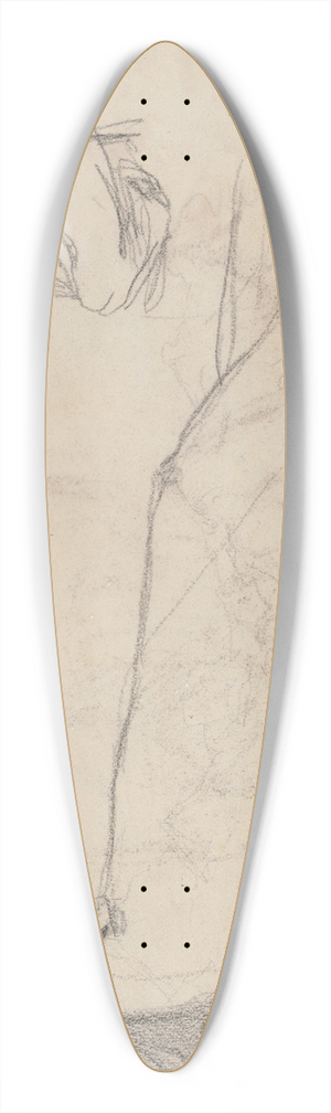 Jakob Smits - Farm and Milking Woman 39.3 inch art pintail longboard deck Jakob Smits - Farm and Milking Woman 39.3 inch art pintail longboard deck