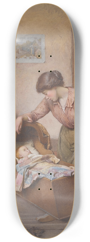 Charles Edward Wilson - Twixt Sleep and Waking 8.25 inch art skate deck