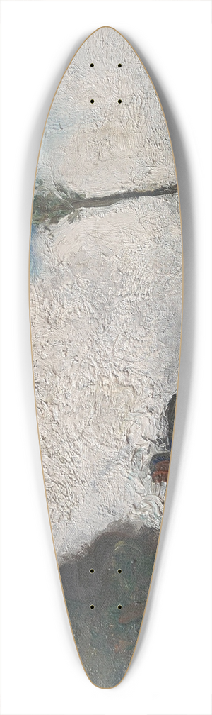 Jakob Smits - Landscape 39.3 inch art pintail longboard deck