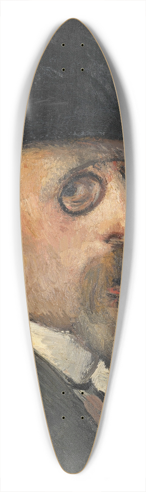 Jakob Smits - Self Portrait 39.3 inch art pintail longboard deck