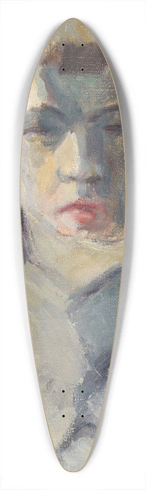 Jalmari Ruokokoski - Self-portrait 39.3 inch art pintail longboard deck Jalmari Ruokokoski - Self-portrait 39.3 inch art pintail longboard deck