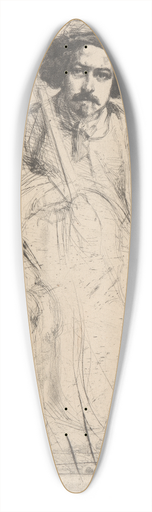 James Abbott McNeill Whistler - Becquet 39.3 inch art pintail longboard deck