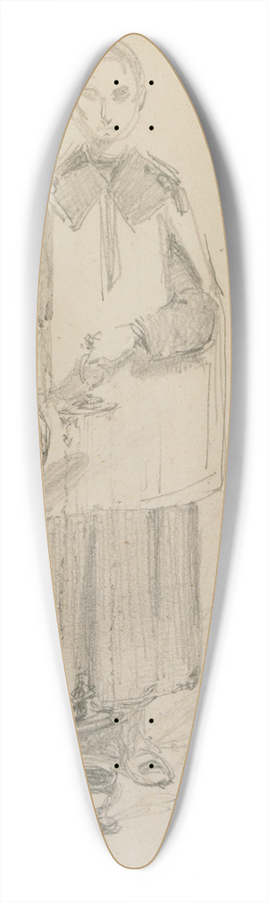James Abbott McNeill Whistler - Enfant de Choeur de Cologne 39.3 inch art pintail longboard deck