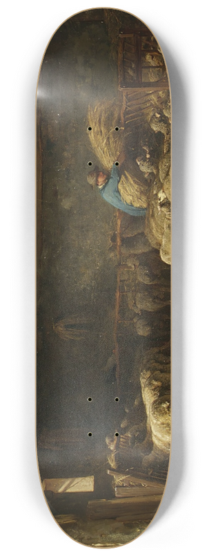 Charles Emile Jacque - The Sheepfold 8.25 inch art skate deck Charles Emile Jacque - The Sheepfold 8.25 inch art skate deck