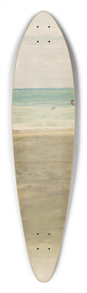 James Abbott McNeill Whistler - The Bathers 39.3 inch art pintail longboard deck