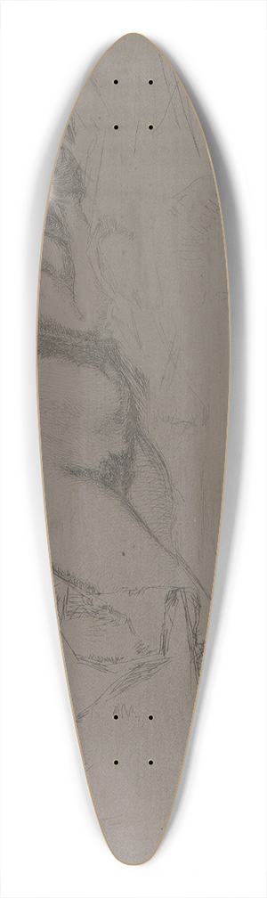James Abbott McNeill Whistler - Venus 39.3 inch art pintail longboard deck