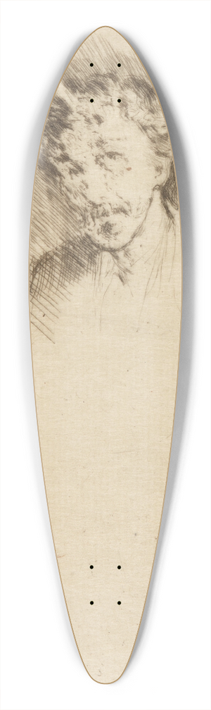 James Abbott McNeill Whistler - Whistler with the White Lock 39.3 inch art pintail longboard deck