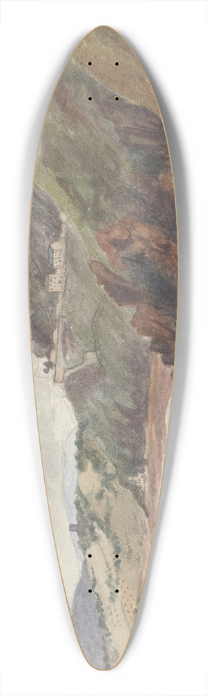 James Arthur O'Connor - Bray Head 39.3 inch art pintail longboard deck